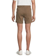 Cremieux Blue Label CMX Tailored Fit Flat Front Textured 6#double; Inseam Shorts