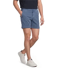Cremieux Blue Label CMX Tailored Fit Flat Front Textured 6#double; Inseam Shorts