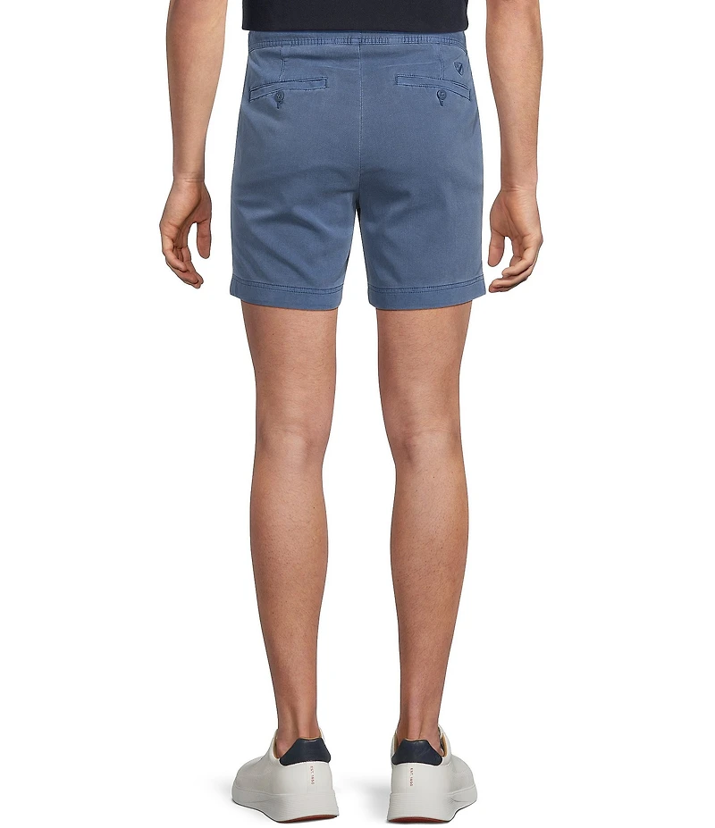 Cremieux Blue Label CMX Tailored Fit Flat Front Textured 6#double; Inseam Shorts