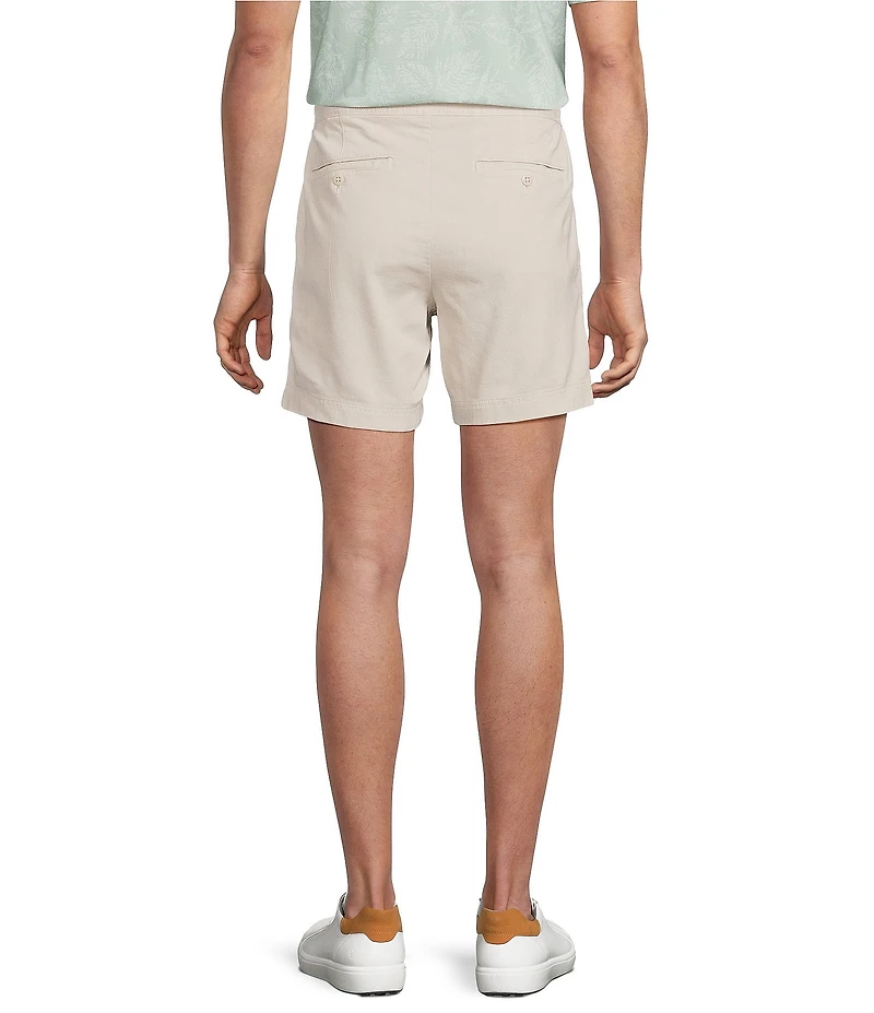 Cremieux Blue Label CMX Tailored Fit Flat Front Textured 6#double; Inseam Shorts