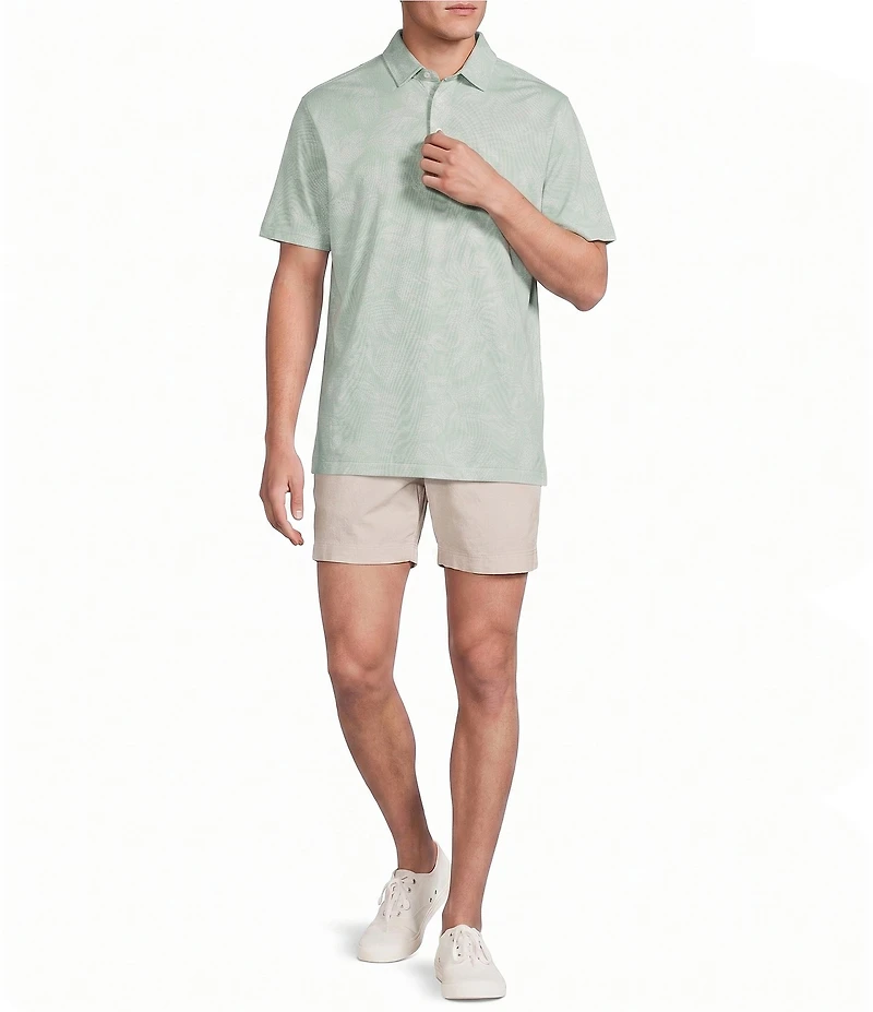 Cremieux Blue Label CMX Tailored Fit Flat Front Textured 6#double; Inseam Shorts