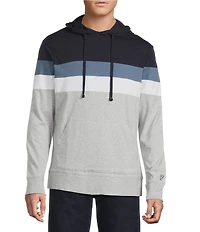 Cremieux Blue Label Color Block Long Sleeve Hoodie T-Shirt