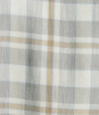 Cremieux Blue Label Cool Tone Plaid Long Sleeve Woven Shirt