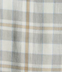 Cremieux Blue Label Cool Tone Plaid Long Sleeve Woven Shirt