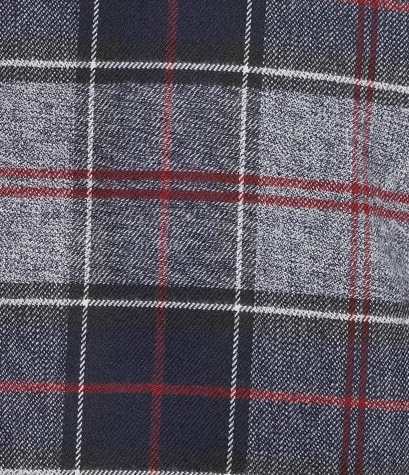Cremieux Blue Label Dark Plaid Flannel Long Sleeve Woven Shirt