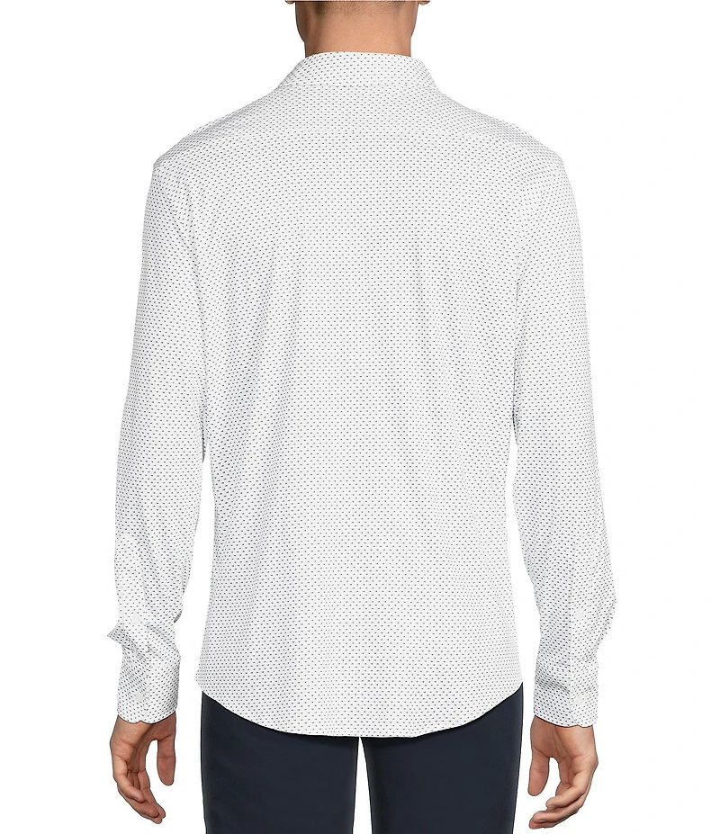 Cremieux Blue Label Diamond Geometric Print Interlock Coat Front Shirt