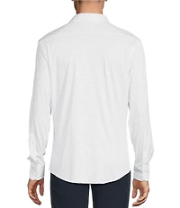 Cremieux Blue Label Diamond Geometric Print Interlock Coat Front Shirt