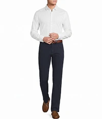 Cremieux Blue Label Diamond Geometric Print Interlock Coat Front Shirt