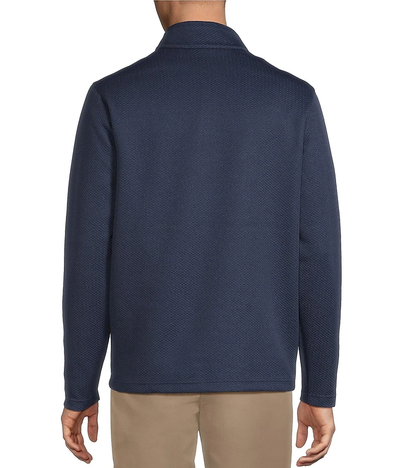 Cremieux Blue Label Diamond Textured Quarter-Zip Pullover