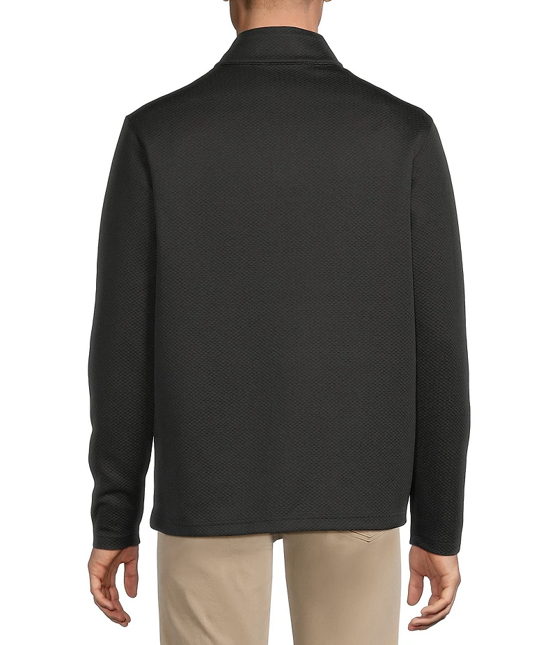 Cremieux Blue Label Diamond Textured Quarter-Zip Pullover