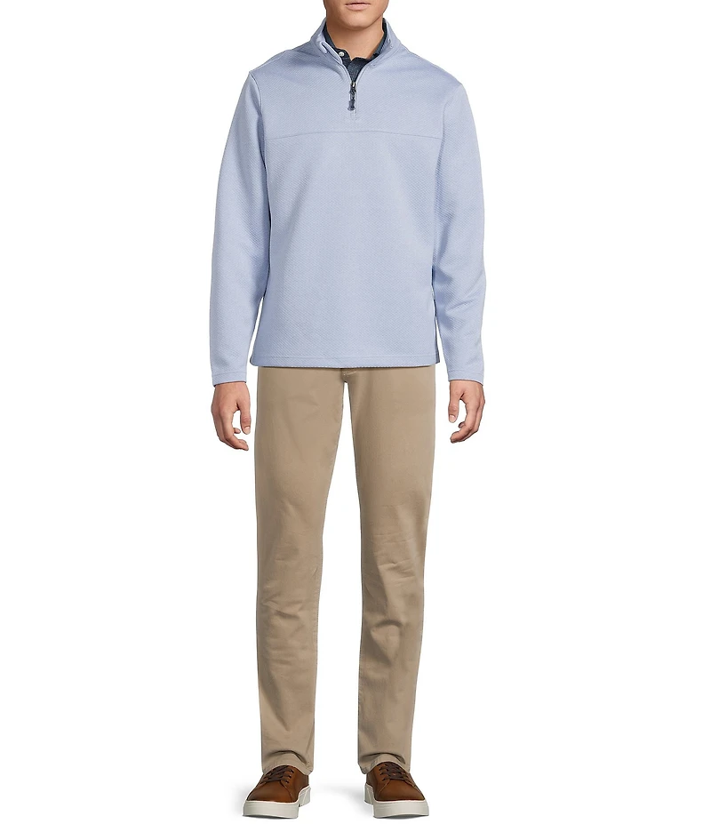 Cremieux Blue Label Diamond Textured Quarter-Zip Pullover