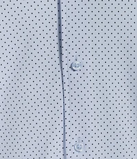 Cremieux Blue Label Dotted Coat Front Knit Short Sleeve Shirt