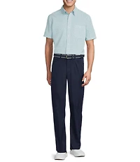Cremieux Blue Label Drink Print Seersucker Performance Short Sleeve Woven Shirt