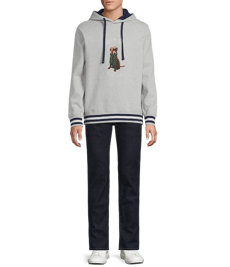 Cremieux Blue Label Embroidered Chuck Hoodie