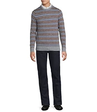 Cremieux Blue Label Fair Isle Merino Wool Sweater