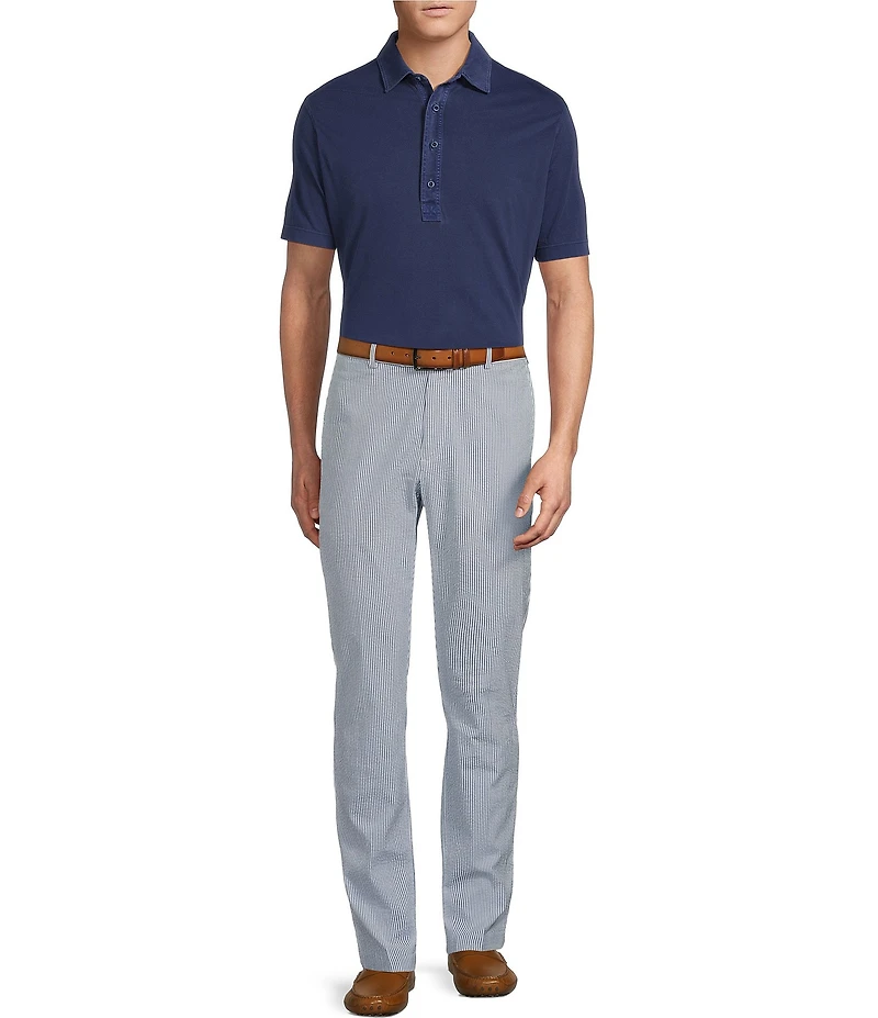 Cremieux Blue Label Flat Front CMX Stripe Seersucker Pants
