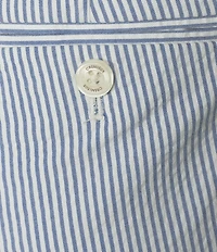 Cremieux Blue Label Flat Front CMX Stripe Seersucker Pants
