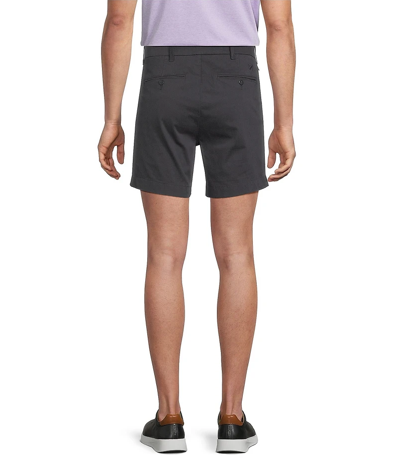Cremieux Blue Label Flat Front Garment Dyed CMX 6#double; Inseam Shorts