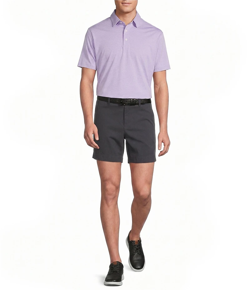 Cremieux Blue Label Flat Front Garment Dyed CMX 6#double; Inseam Shorts