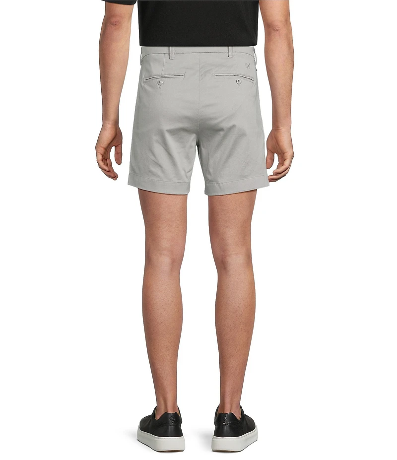 Cremieux Blue Label Flat Front Garment Dyed CMX 6#double; Inseam Shorts