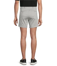 Cremieux Blue Label Flat Front Garment Dyed CMX 6#double; Inseam Shorts