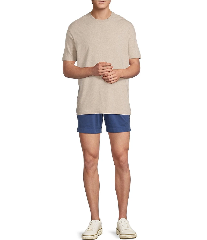 Cremieux Blue Label Flat Front Garment Dyed CMX 6#double; Inseam Shorts