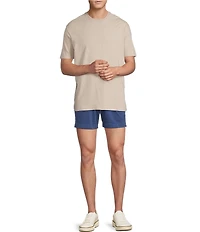 Cremieux Blue Label Flat Front Garment Dyed CMX 6#double; Inseam Shorts