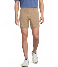 Cremieux Blue Label Flat Front Garment Dyed CMX 6#double; Inseam Shorts