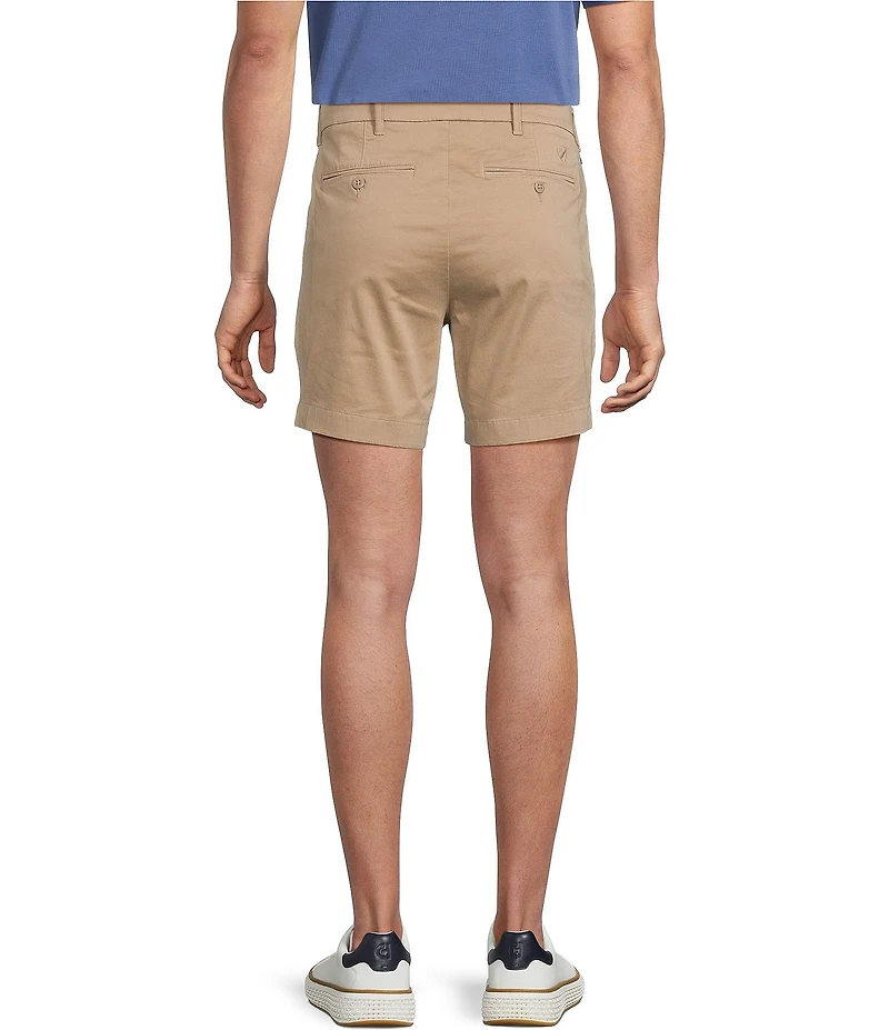 Cremieux Blue Label Flat Front Garment Dyed CMX 6#double; Inseam Shorts