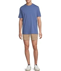 Cremieux Blue Label Flat Front Garment Dyed CMX 6#double; Inseam Shorts