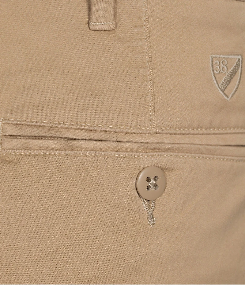 Cremieux Blue Label Flat Front Garment Dyed CMX 6#double; Inseam Shorts