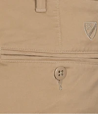 Cremieux Blue Label Flat Front Garment Dyed CMX 6#double; Inseam Shorts