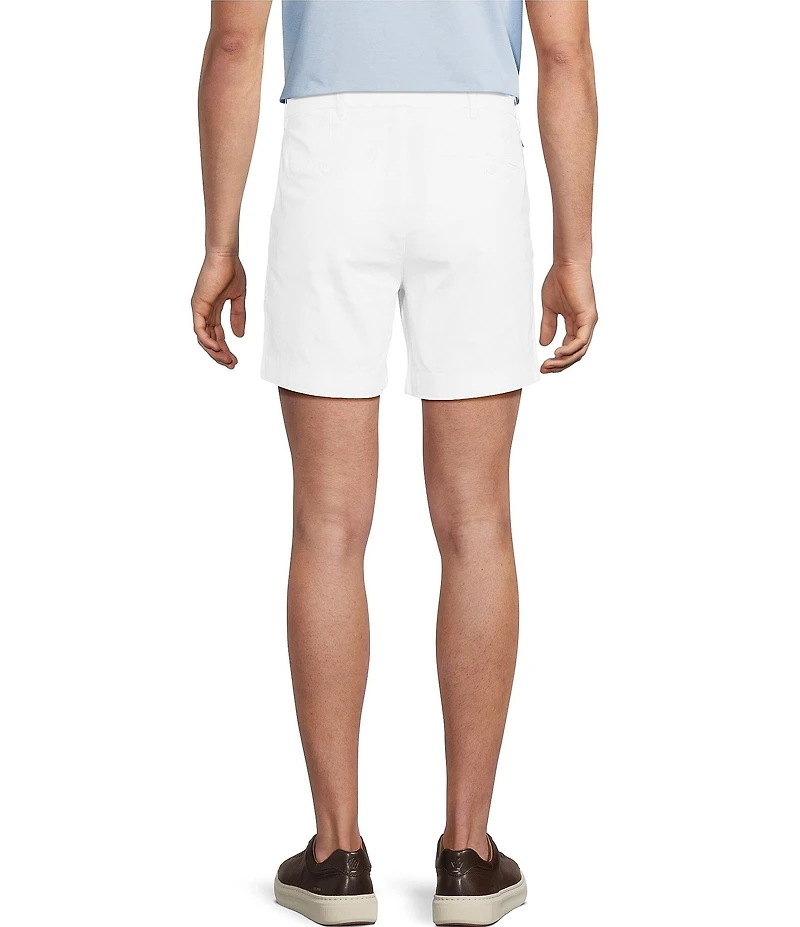 Cremieux Blue Label Flat Front Garment Dyed CMX 6#double; Inseam Shorts