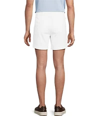 Cremieux Blue Label Flat Front Garment Dyed CMX 6#double; Inseam Shorts