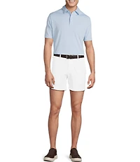 Cremieux Blue Label Flat Front Garment Dyed CMX 6#double; Inseam Shorts