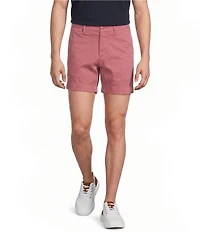 Cremieux Blue Label Flat Front Garment Dyed CMX 6#double; Inseam Shorts