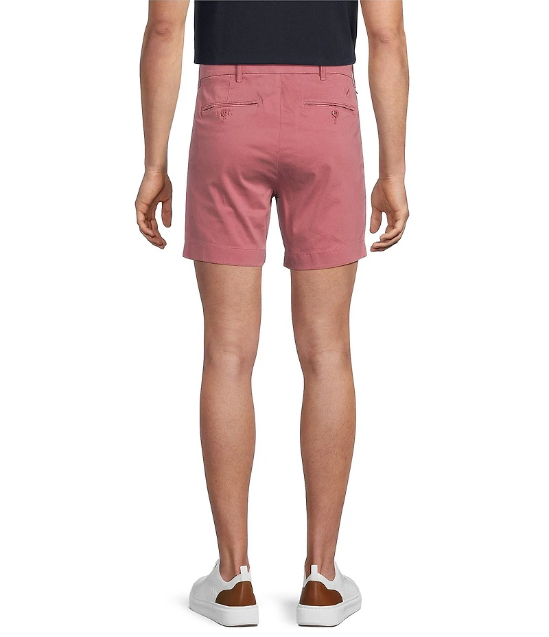 Cremieux Blue Label Flat Front Garment Dyed CMX 6#double; Inseam Shorts