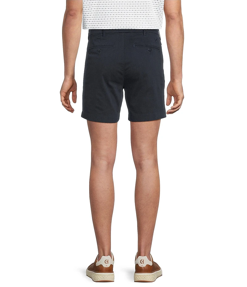 Cremieux Blue Label Flat Front Garment Dyed CMX 6#double; Inseam Shorts