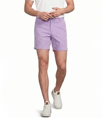 Cremieux Blue Label Flat Front Garment Dyed CMX 6#double; Inseam Shorts