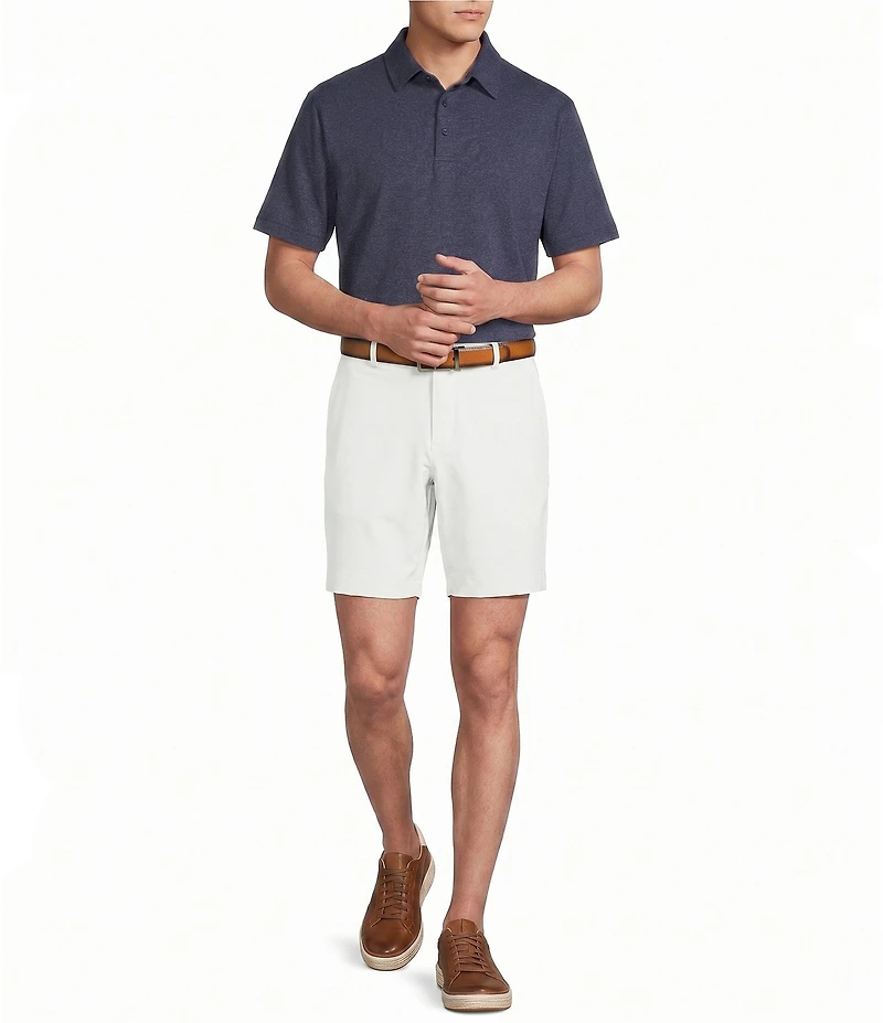 Cremieux Blue Label Flat Front Madison 8#double; Inseam Performance Shorts