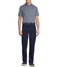 Cremieux Blue Label Floral Print Performance Stretch Short Sleeve Golf Polo Shirt