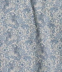 Cremieux Blue Label Floral Print Poplin Short Sleeve Woven Shirt