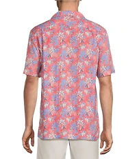 Cremieux Blue Label Floral Print Short Sleeve Woven Camp Shirt