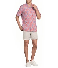 Cremieux Blue Label Floral Print Short Sleeve Woven Camp Shirt