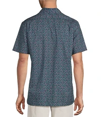 Cremieux Blue Label Delightful Floral Print Short Sleeve Woven Shirt