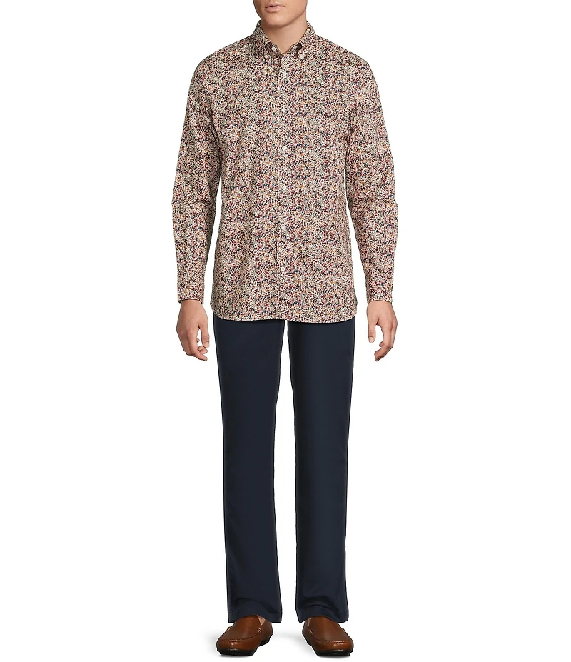 Cremieux Blue Label Floral Print Woven Shirt