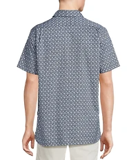 Cremieux Blue Label Floral Vine Print Short Sleeve Woven Shirt