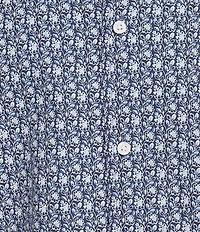 Cremieux Blue Label Floral Vine Print Short Sleeve Woven Shirt