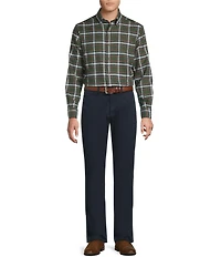 Cremieux Blue Label Forest Plaid Flannel Long Sleeve Woven Shirt