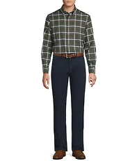 Cremieux Blue Label Forest Plaid Flannel Long Sleeve Woven Shirt